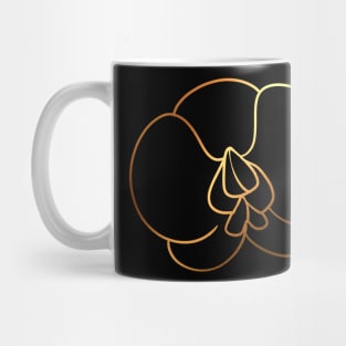 Orchid Pattern Mug